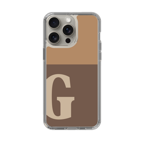 Slim Protection Case［ Original - initial two tone - G brown ］