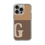 Slim Protection Case［ Original - initial two tone - G brown ］