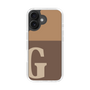 Slim Protection Case［ オリジナル - initial two tone - G brown ］