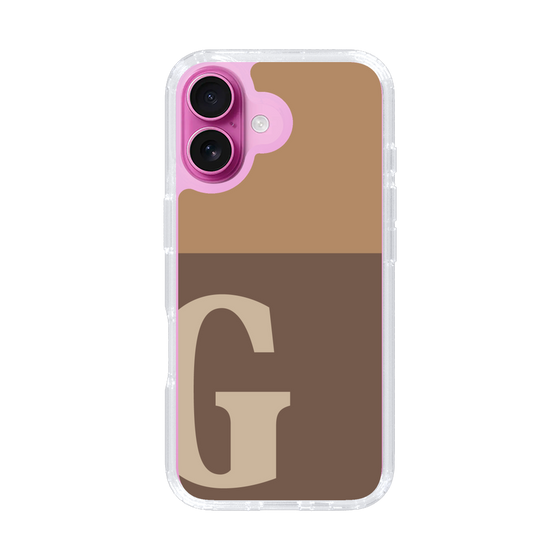 Slim Protection Case［ オリジナル - initial two tone - G brown ］