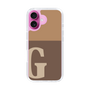 Slim Protection Case［ オリジナル - initial two tone - G brown ］