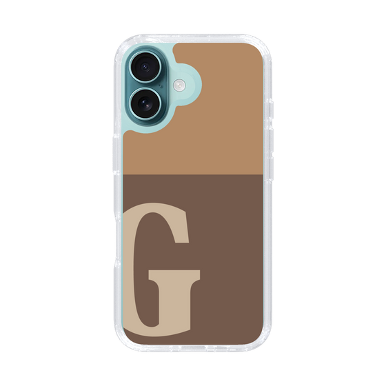 Slim Protection Case［ オリジナル - initial two tone - G brown ］