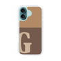 Slim Protection Case［ オリジナル - initial two tone - G brown ］