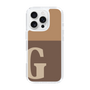 Slim Protection Case［ オリジナル - initial two tone - G brown ］