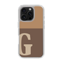 Slim Protection Case［ オリジナル - initial two tone - G brown ］