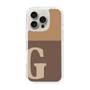 Slim Protection Case［ オリジナル - initial two tone - G brown ］