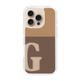 Slim Protection Case［ オリジナル - initial two tone - G brown ］
