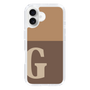 Slim Protection Case［ オリジナル - initial two tone - G brown ］