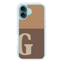 Slim Protection Case［ オリジナル - initial two tone - G brown ］