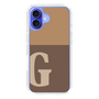 Slim Protection Case［ オリジナル - initial two tone - G brown ］