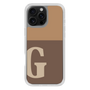 Slim Protection Case［ オリジナル - initial two tone - G brown ］