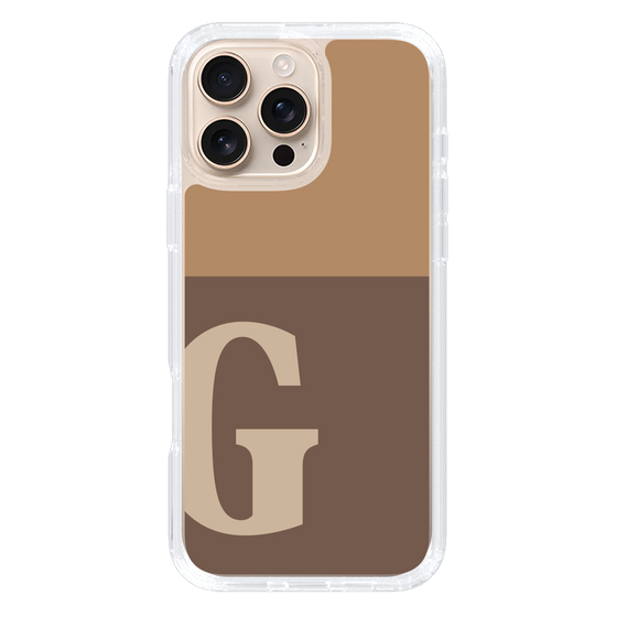 Slim Protection Case［ オリジナル - initial two tone - G brown ］