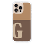 Slim Protection Case［ オリジナル - initial two tone - G brown ］