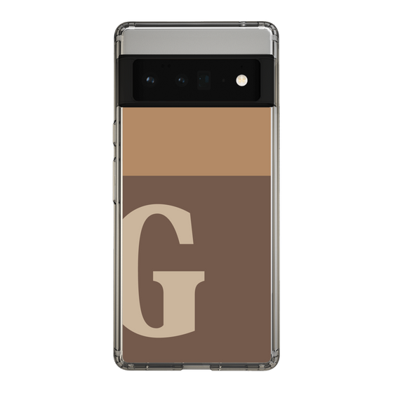 Slim Protection Case［ Original - initial two tone - G brown ］