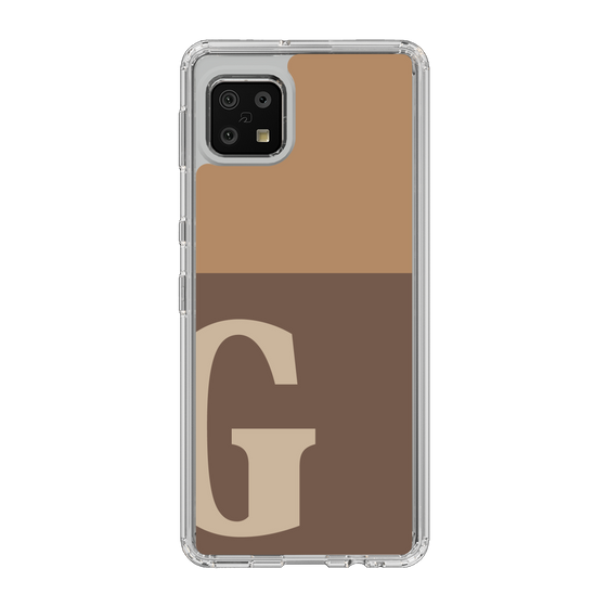 Slim Protection Case［ Original - initial two tone - G brown ］