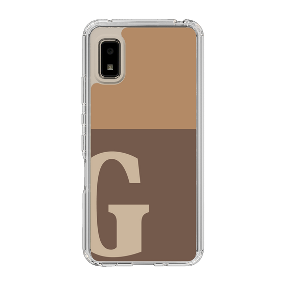 Slim Protection Case［ Original - initial two tone - G brown ］