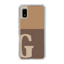 Slim Protection Case［ Original - initial two tone - G brown ］
