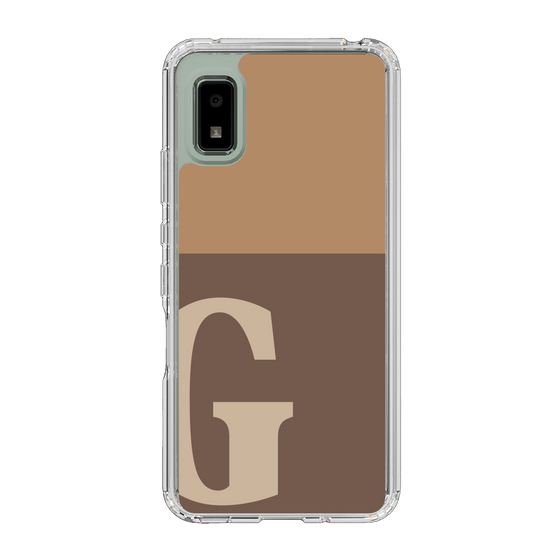 Slim Protection Case［ Original - initial two tone - G brown ］