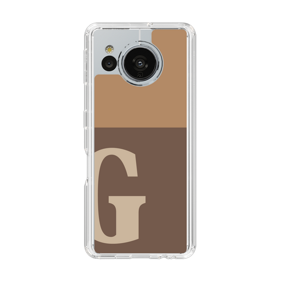 Slim Protection Case［ Original - initial two tone - G brown ］
