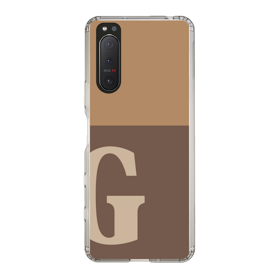 Slim Protection Case［ Original - initial two tone - G brown ］