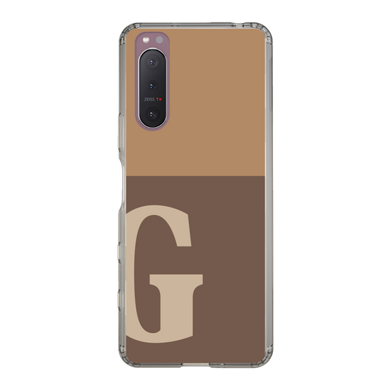 Slim Protection Case［ Original - initial two tone - G brown ］