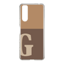 Slim Protection Case［ Original - initial two tone - G brown ］