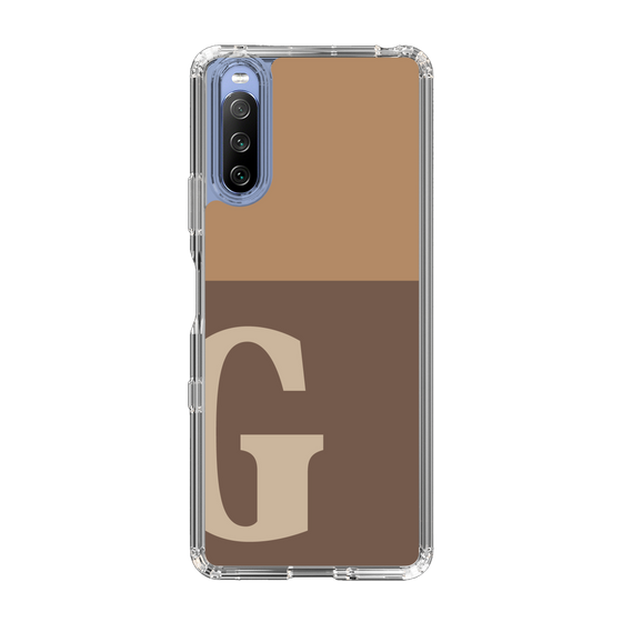Slim Protection Case［ Original - initial two tone - G brown ］