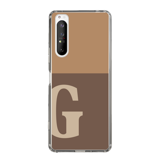 Slim Protection Case［ Original - initial two tone - G brown ］