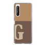 Slim Protection Case［ Original - initial two tone - G brown ］