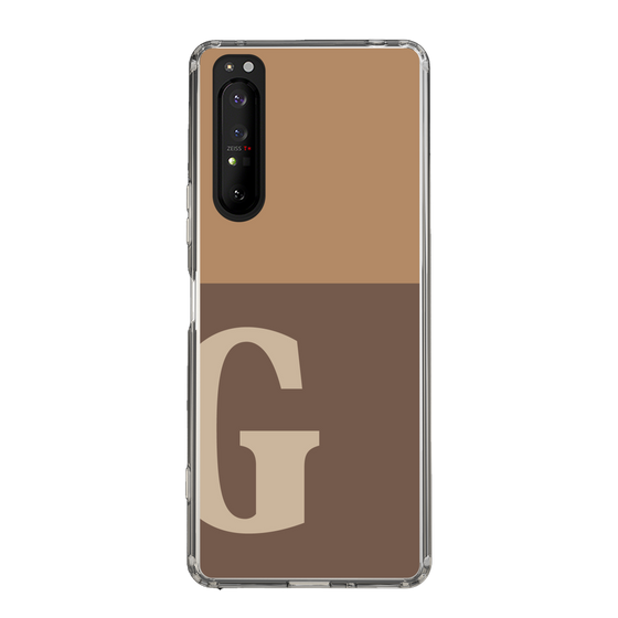 Slim Protection Case［ Original - initial two tone - G brown ］