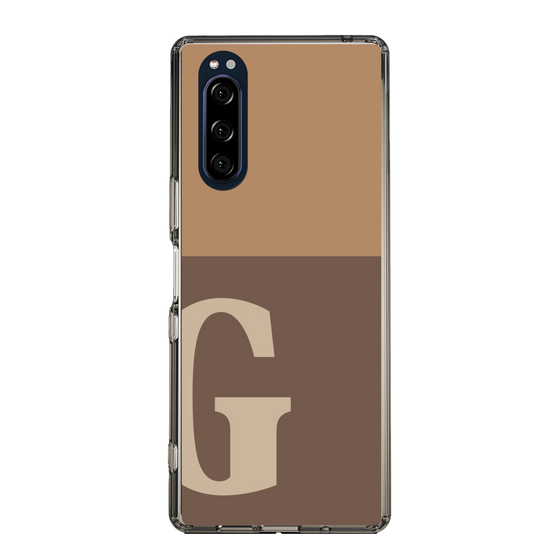 Slim Protection Case［ Original - initial two tone - G brown ］