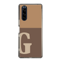 Slim Protection Case［ Original - initial two tone - G brown ］
