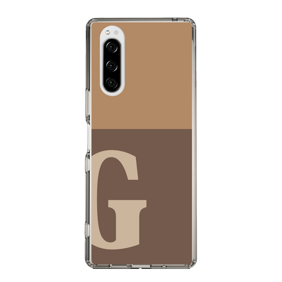 Slim Protection Case［ Original - initial two tone - G brown ］