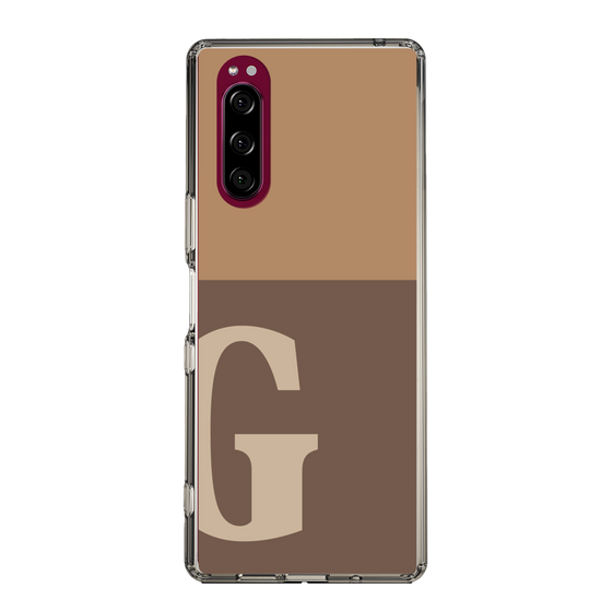 Slim Protection Case［ Original - initial two tone - G brown ］