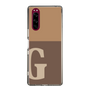 Slim Protection Case［ Original - initial two tone - G brown ］