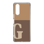 Slim Protection Case［ Original - initial two tone - G brown ］
