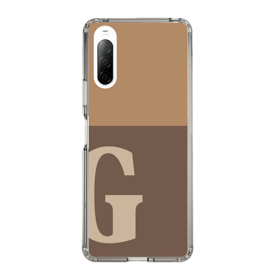 Slim Protection Case［ Original - initial two tone - G brown ］