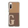 Slim Protection Case［ Original - initial two tone - G brown ］
