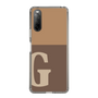 Slim Protection Case［ Original - initial two tone - G brown ］