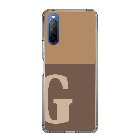 Slim Protection Case［ Original - initial two tone - G brown ］