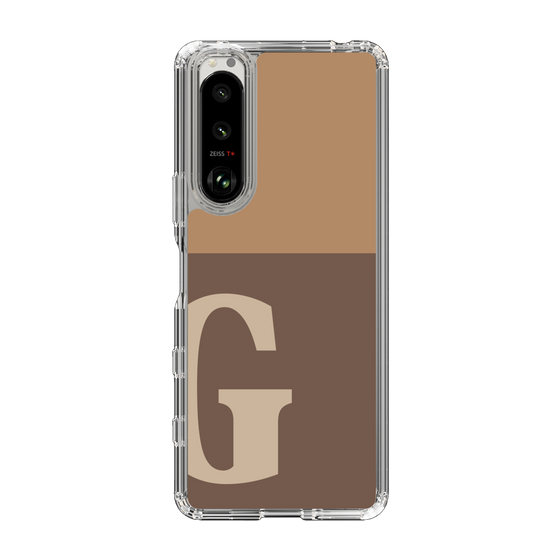 Slim Protection Case［ Original - initial two tone - G brown ］