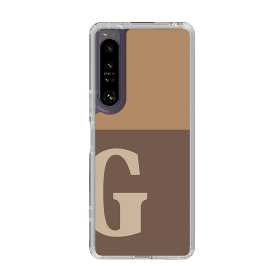 Slim Protection Case［ Original - initial two tone - G brown ］