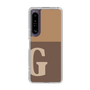 Slim Protection Case［ Original - initial two tone - G brown ］