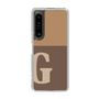 Slim Protection Case［ Original - initial two tone - G brown ］