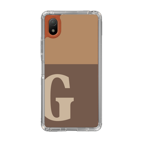 Slim Protection Case［ Original - initial two tone - G brown ］