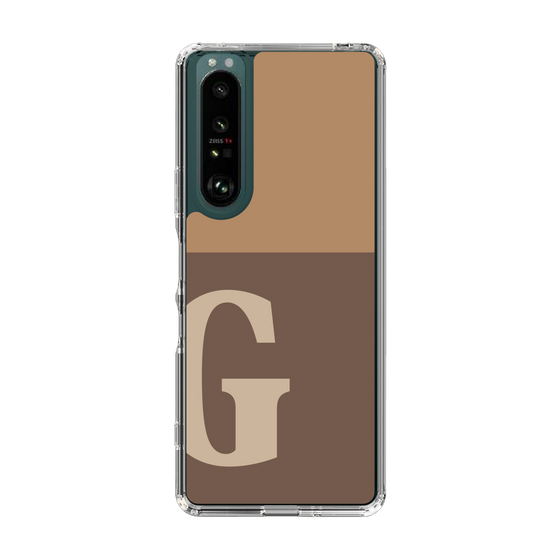 Slim Protection Case［ Original - initial two tone - G brown ］