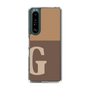 Slim Protection Case［ Original - initial two tone - G brown ］