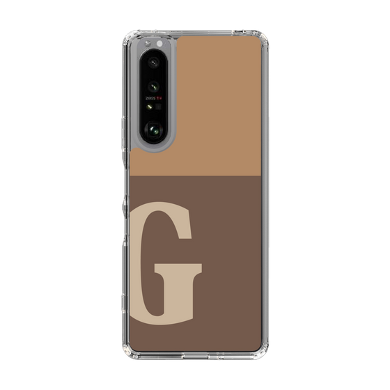 Slim Protection Case［ Original - initial two tone - G brown ］