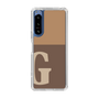 Slim Protection Case［ Original - initial two tone - G brown ］