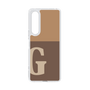 Slim Protection Case［ Original - initial two tone - G brown ］